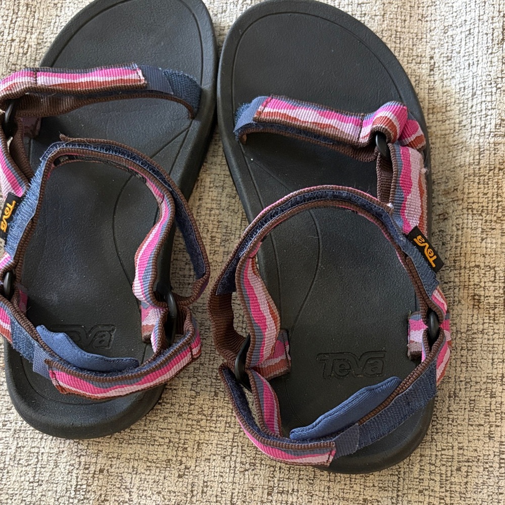 Teva Kids' Sandals - Pink and Navy Stripes